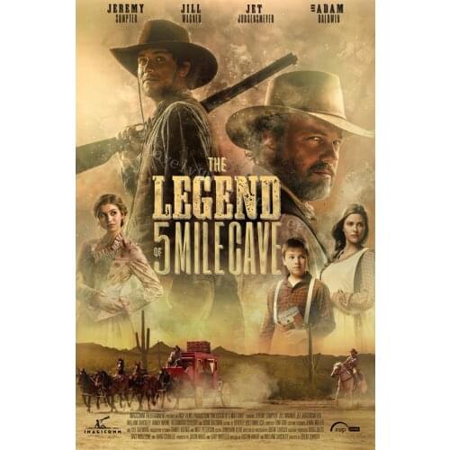 D1132 The Legend of 5 Mile Cave Movie Silk Fabric Poster Art Decor Indoor Painting Gift