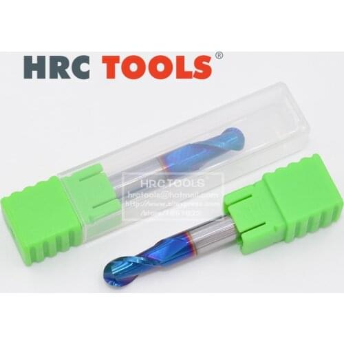 M6-R1.75x7Hx4Dx50L 2Flute Ball Nose End Mill Alloy Carbide Tungsten Steel Milling Cutter R1.75 HRC65
