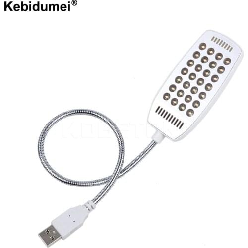 Kebidumei white Bright 28 LED USB Mini Light Flexible Computer Lamp Laptop PC Desk Reading pink Wholesale