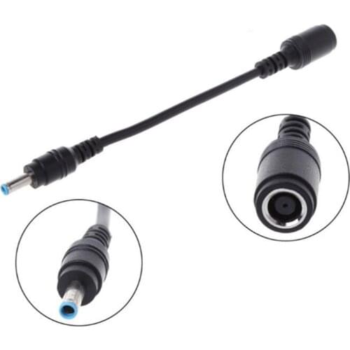 Female 7.4mm x 5.0mm to 4.5mm x3.0mm Male Charger Adapter Power Connector Converter Cable DC Jack for Dell Hp