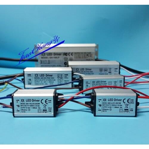 Hot Waterproof Power Supply LED Driver 3W 10w 20w 30w 50w 100w 150W 200W light chip New