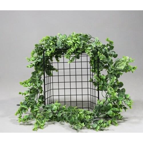 Artifical Hanging Decor Vine Delicate Artificial Eucalyptus Leaf Garland Plant Vine Fake Garland Wedding Parties Decor Supplies