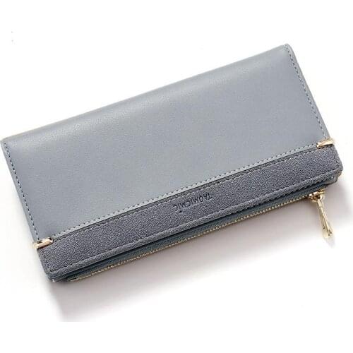 Fashion Simple Long Wallet Women 2020 Pu Leather Women Purse Brand Designer Female Wallet Casual Girl Purse Coin Pocket