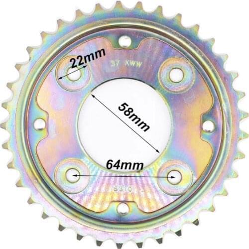 Motorcycle Underbone Rear Final Sprocket 420 37T for Honda WAVE 110 AFS110 AFS 110 2011-2018 Genuine Parts