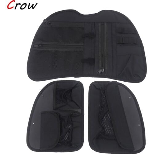 NEW Motorcycle Black Trunk Lid Organizer Tool Rear Bag For Honda Gold Wing GL1800 Goldwing 2018 2019 2020