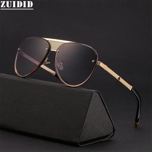 2021 New Style Sunglasses Fashion Rimless Sunglasses For Men Vogue Vasos Decorativos Luxury Glasses Gafas De Sol Zonnebril Bril