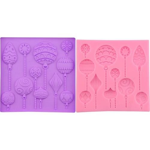Polymer Clay Mold Hot Air Balloon Silicone Mold Fondant Moulds Silicone Mould Festival Cake Decorating Tools