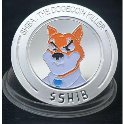 Dogecoin Coin Gold Plated Bitcoin BTC Coin Ethereum Color 3D Creative Commemorative For Gifts TRX Coin Collection Decor Crafts