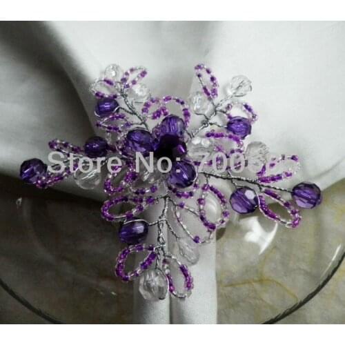 Aliexpress sold beaded wedding napkin ring