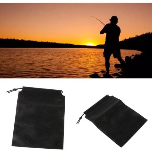 Fishing Reel Bag Elastic Cord Strap Protective Container Portable Prevent Scratch Tackle Container Lightweight Soft