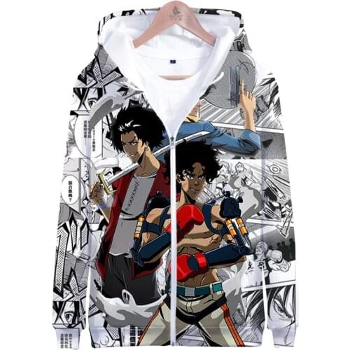 Anime Megalo Box 3D Hoodies Printed Zipper Women/Men Fashion Oversize Long Sleeve Hoody Hot Sale Streetwear Clothing Tops