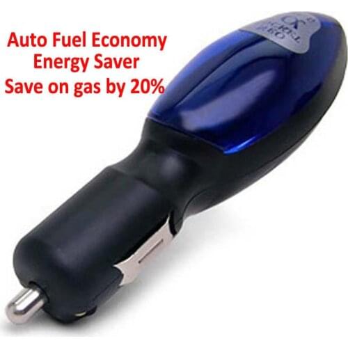 1PCS New Portable Car Fuel Saver for Vehicles Gas Fuel Economizer Save Auto Oil Features Plug Cigarette Lighter Maintenance Tool