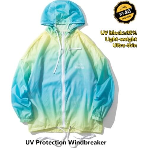 Mens Summer Sun Protection Windbreaker Jacket Womens Windbreaker Outerwear Streetwear Ropa Veste Sudaderas Hombre Sweatshirts