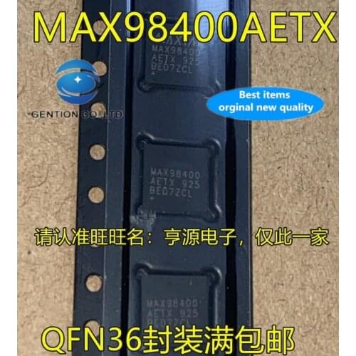 10PCS MAX98400AETX QFN36 class D power amplifier IC/audio amplifier in stock 100% new and original