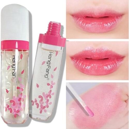 12pcs HengFang Color Change Lips Gloss Moisturizing Hydrating Lips Plumper Liquid Lipstick Transparent Lip Oil Women Cosmetics