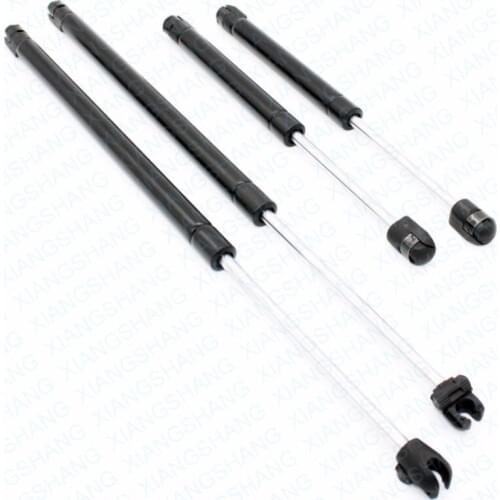 4pcs For 1999-2000 2001 Chrysler LHS Auto Rear Trunk & Front Hood Gas Charged Spring Struts Lift Supports Damper