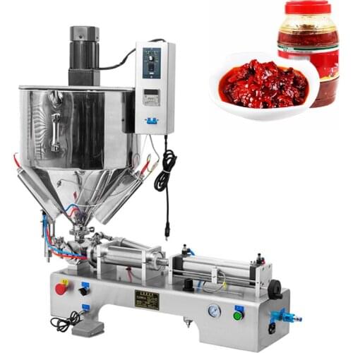 5-5000ML Electric Pneumatic Single-head Paste Filling Machine Heating Stirring Type Filling Machine