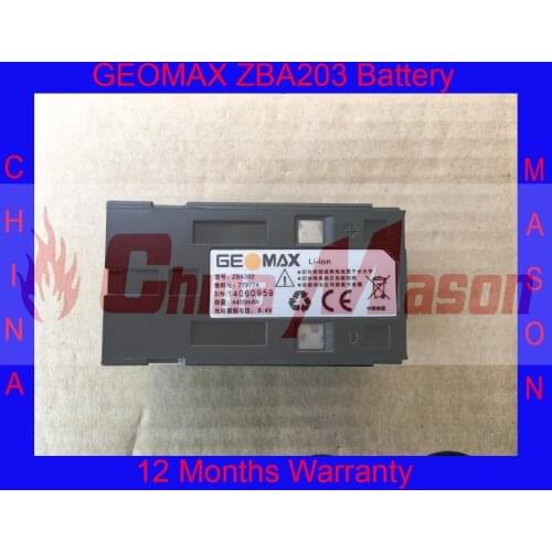 GEOMAX Battery ZBA302 Battery (ZBA301 Battery ) for GeoMax Zipp10, ZT20, ZT20R , ZOOM 20/30/35 PRO series Total Station