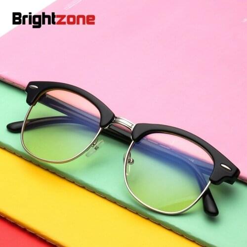 Brightzone TR90 Glasses Blue Light Computer Mirror Game Gaming Men Women Fashion Optical Spectacle Classic Brand Eyeglass(China)