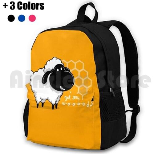 Catan You Give Me Wood ? | Settlers Of Catan Board Game Geek Sheep Outdoor Hiking Backpack Riding Climbing Sports Bag Catan