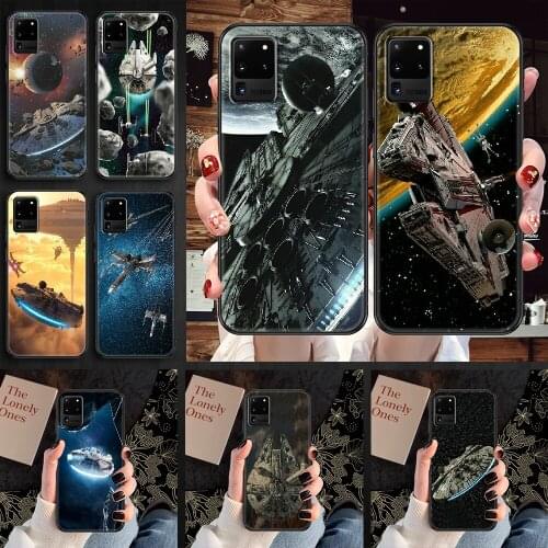 Star space ship Wars Phone case For Samsung Galaxy Note 4 8 9 10 20 S8 S9 S10 S10E S20 Plus UITRA Ultra black soft funda tpu