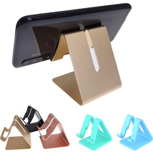 Phone Holder Stand Mobile Smartphone Support Tablet Stand For IPhone Desk Cell Phone Holder Stand Portable Mobile Holder