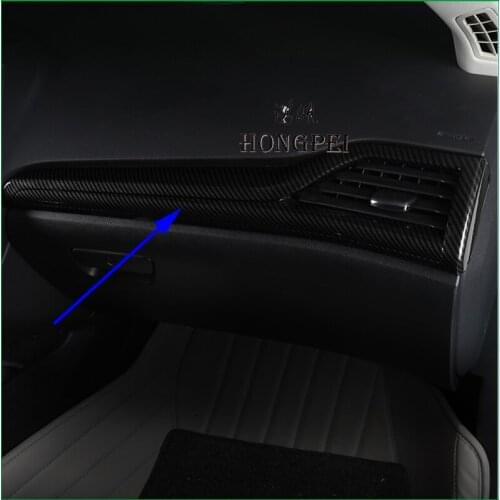 For Ford Mondeo Fusion Sedan 2013-2018 Interior Upper glove box Right Side Air Outlet Cover Sticker trim Moulding Car Styling