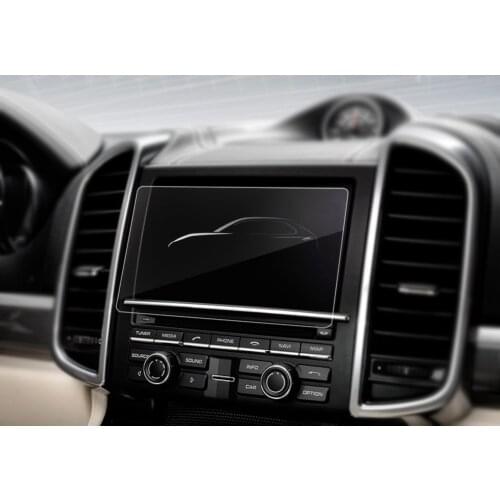 For Porsche Cayenne 2010-2015 / Macan Typ 92A PCM 3.1 2013-2016 7-Inch Car Navigation Screen Protector Tempered Glass Center