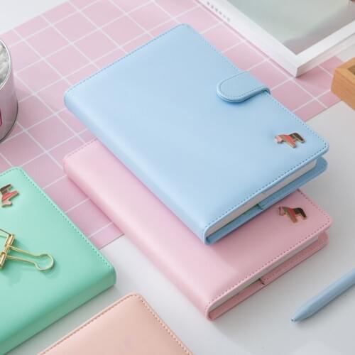 Weekly day Planner School Diary Notebook paper 116 Sheets Leather diary notepad Organizer Office School Supplies Gift