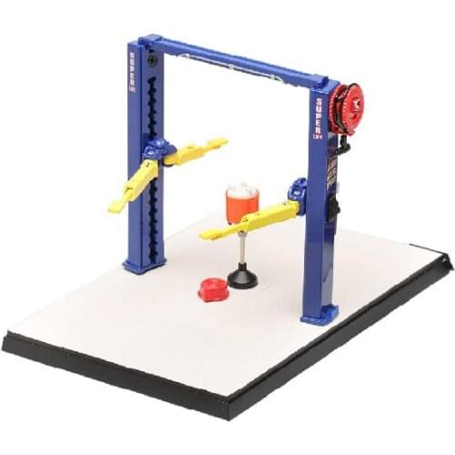 1:43 elevator scene model alloy model car repair lift toys