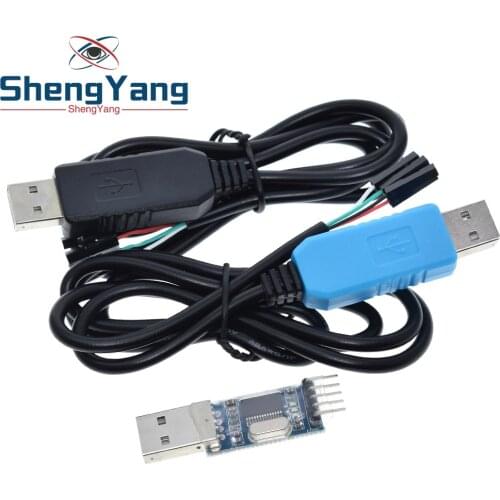 PL2303 PL2303HX/PL2303TA USB To RS232 TTL Converter Adapter Module with Dust-proof Cover PL2303HX for arduino download cable