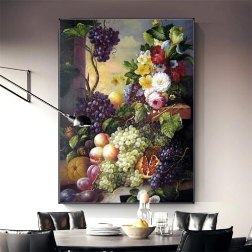 New Needlework,Cross stitch,Still life flower fruit 14CT Unprinted Embroidery kits Arts Cross-Stitching,DIY Handmade Decor