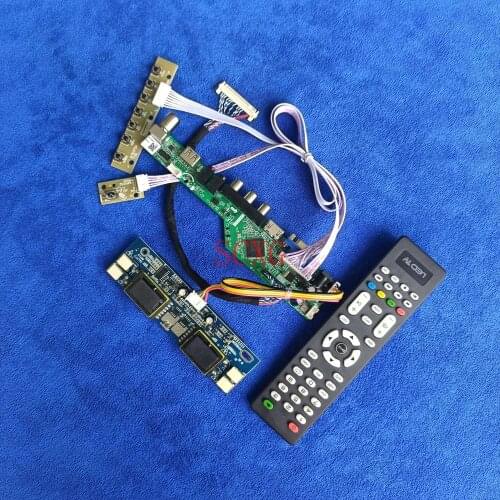 LVDS 30-Pin 1920*1080 Analog Signal Controller Board HDMI-compatible VGA AV USB For M215H1/M215HW01/M215HW03/MT215DW01 4CCFL kit