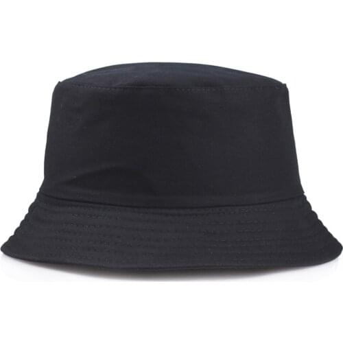 Unisex Sun Hats Cotton Women Summer Bucket Hat Men Pure Color Panama Fedoras Outdoor Fisherman Hat Visor Basin Cap Vacation Hat