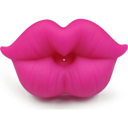 Food Grade Silicone Baby Pacifier Lip Mouth Shape Infant Toddler Baby Soother Teether Funny Nipple Feeding Orthodontic Teat