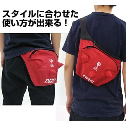 Japan Anime Gundam Char Aznable Man Woman Adult Zaku Cosplay Shoulder Bag Men Canvas Messenger Bags Wholesale Casual Bag