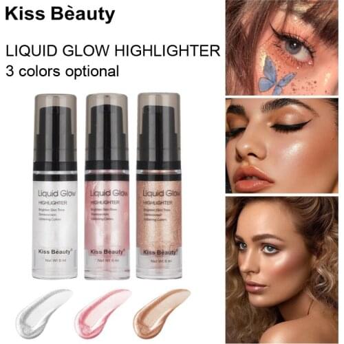Super bright silkworm, brightening liquid, concealer, brightening liquid foundation, long lasting high gloss liquid 6ml