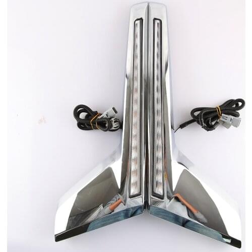 LED light System Chrome Front Grille Lamp Trunning light For Toyota Land Cruiser 200 FJ200 LC200 Accessories 2016 2017 2018 2019