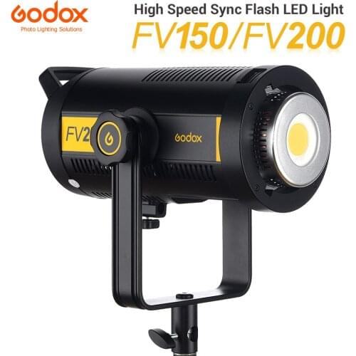 Godox FV150 150W FV200 200W High Speed Sync Flash LED Light with Built-in 2.4G Wireless Receiver + Remote Control