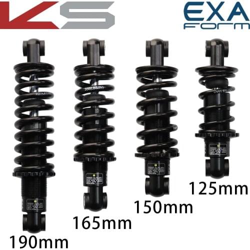 Taiwan EXA290 165mm/190mm Bicycle Rear Suspension Shock Absorber For Mountain Bike/Scooters amortisseur