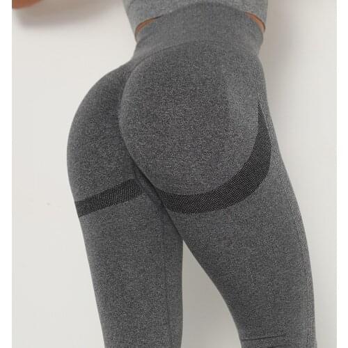 Women Gym Yoga Seamless Pants Sports Clothes Stretchet High Waist Athletic Exercise Fitness Leggings Activewear Pants -40