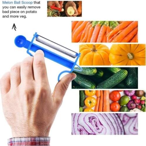 3pcs Slicer Shredder Peeler Julienne Cutter Multi Peel Stainless Grater Kitchen Accessories Trio Peeler Set Dropshipping