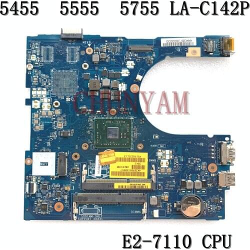 BRAND NEW FOR DELL INSPIRON 15 5000 5555 5455 5755 Laptop Motherboard E2-7110 LA-C142P CN-0Y7P00 Y7P00 Mainboard 100% tested