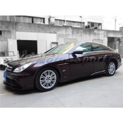 Car Accessories FRP Fiber Glass WI Style Bodykits Fit For 2005-2010 MB W219 CLS Class Front & Rear Bumper Side Skirts