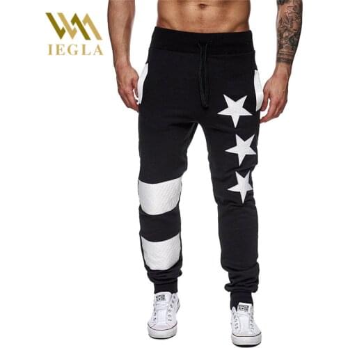 Harem Pants Mid Waist Drawstring Elastic Waist Casual Trousers Pantalones Five-star Stitching Color Hip Hop Streetwear Pant