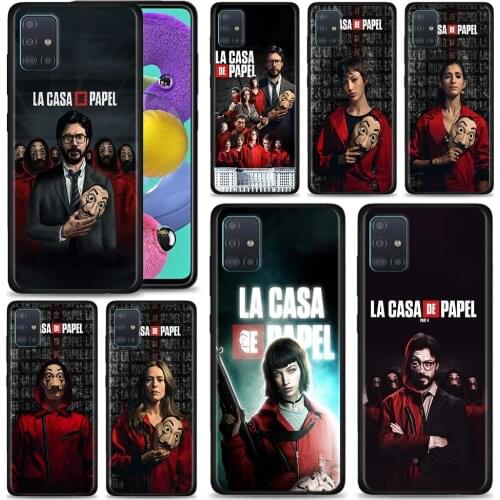 Money Heist House Paper La Case For Samsung Galaxy A51 A71 A50 A70 A10 A12 A20e A30 A40 A21s A41 A31 A02s Cover Coque Fundas
