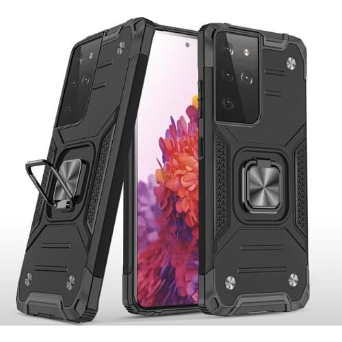 For Samsung Galaxy S21 Plus Case Hard PC Hybrid With Stand Armor protective back cover case for samsung s21 ultra s20plus shell