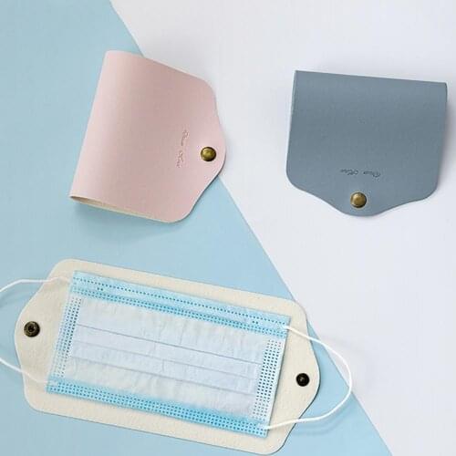 Face Cover Storage Clip Portable Temporary Storage Clip Dustproof Face Cover Folder Box Office School Storage for For Kids Adult