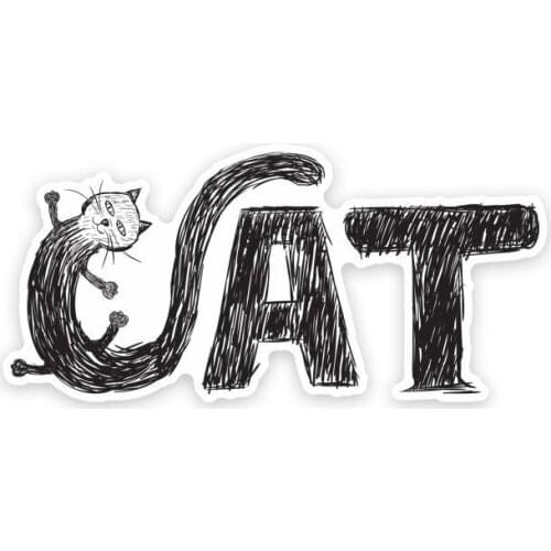 Black Cat Sticker Plane Extreme