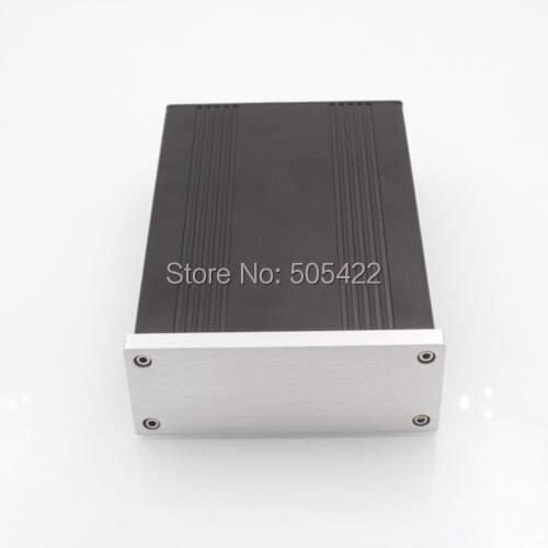 Black 106*40*150mm Full Aluminum Mini Audio Amplifier Chassis DIY Project Box Digital Player Enclosure Headphone AMP Case Box